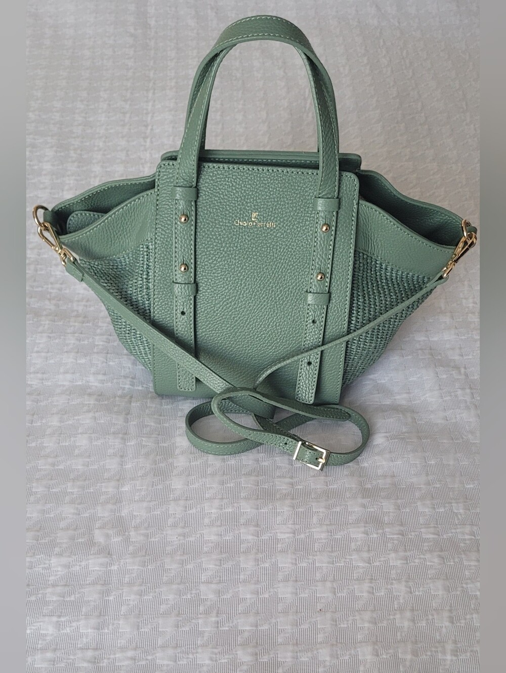Chiara Ferretti Leather Satchel